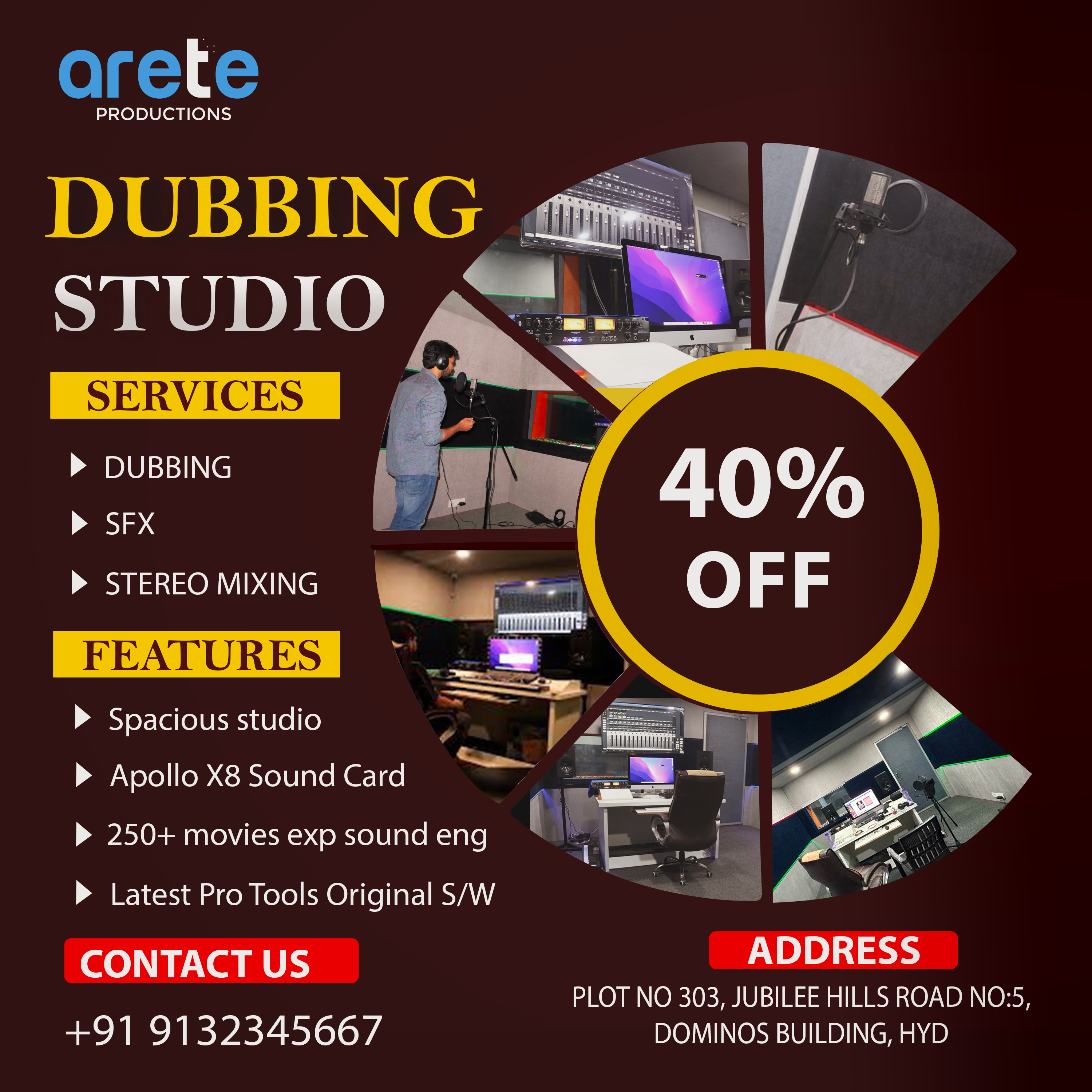 Ddi Productions PRODUCTION STUDIOS (video Editing,di,titles,dubbing,sfx,stereo), Hyderabad