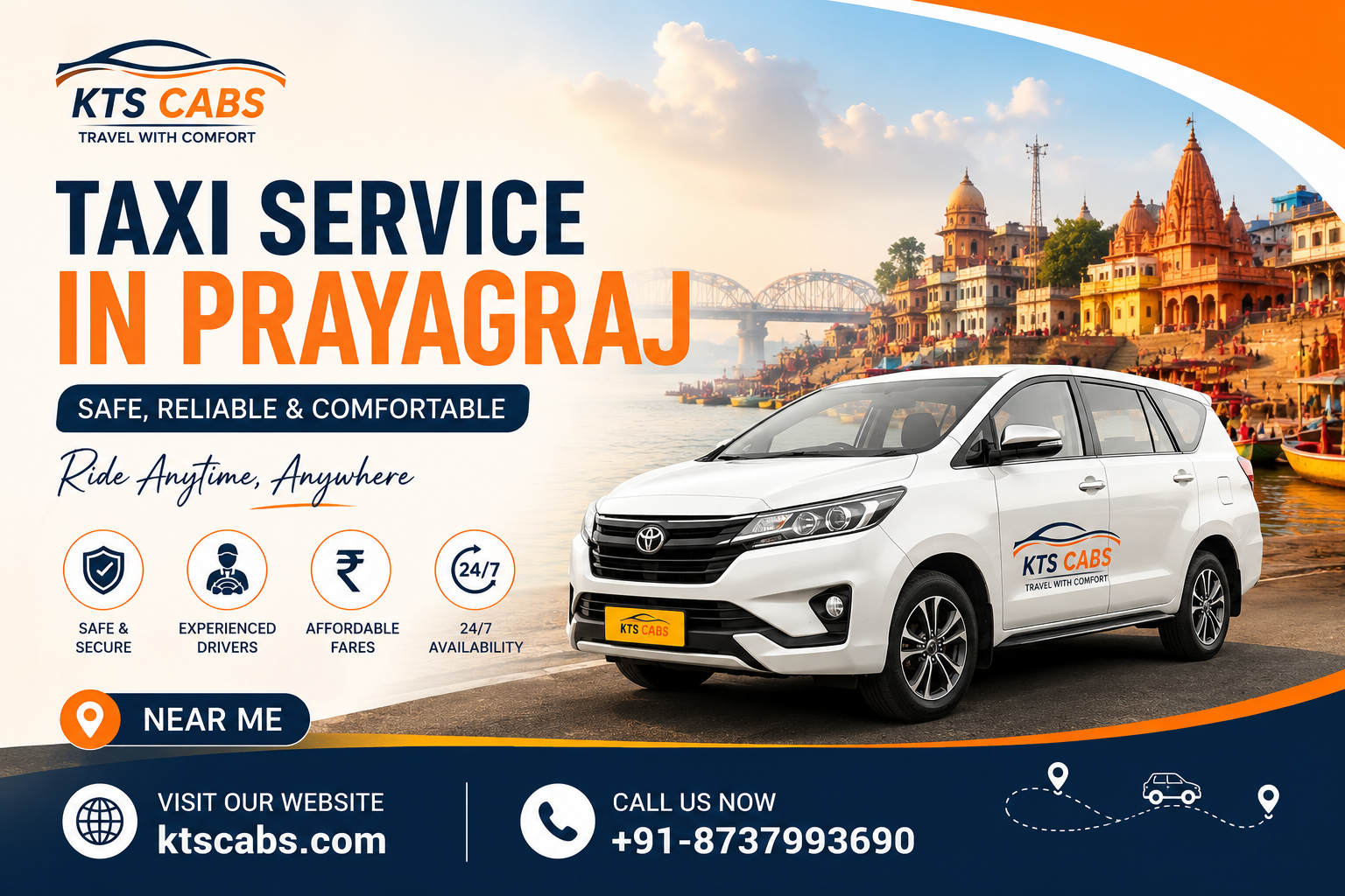 Fast Cabs Prayagraj Taxi Service – Book Fast & Affordable Cabs With Ktscabs