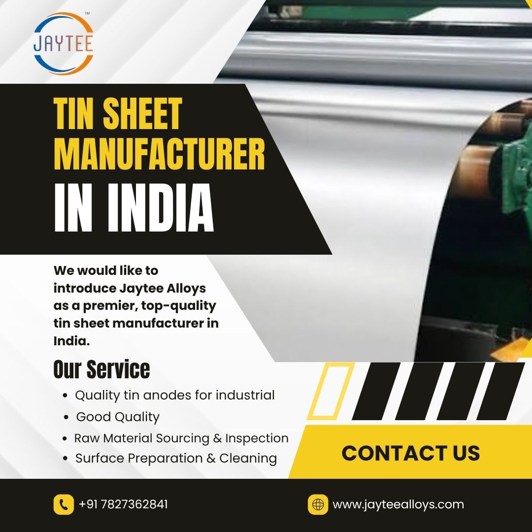 Top Quality Tin Sheet Manufacturer & Supplier In India  At CityClassify.com